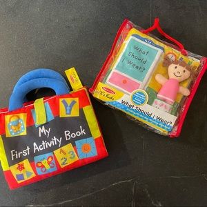 NWT: Melissa and Doug Soft Book Bundle